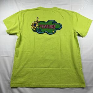 Feature All Things Good T-Shirt Men's XL Green Logo Graphic Double Sided Print